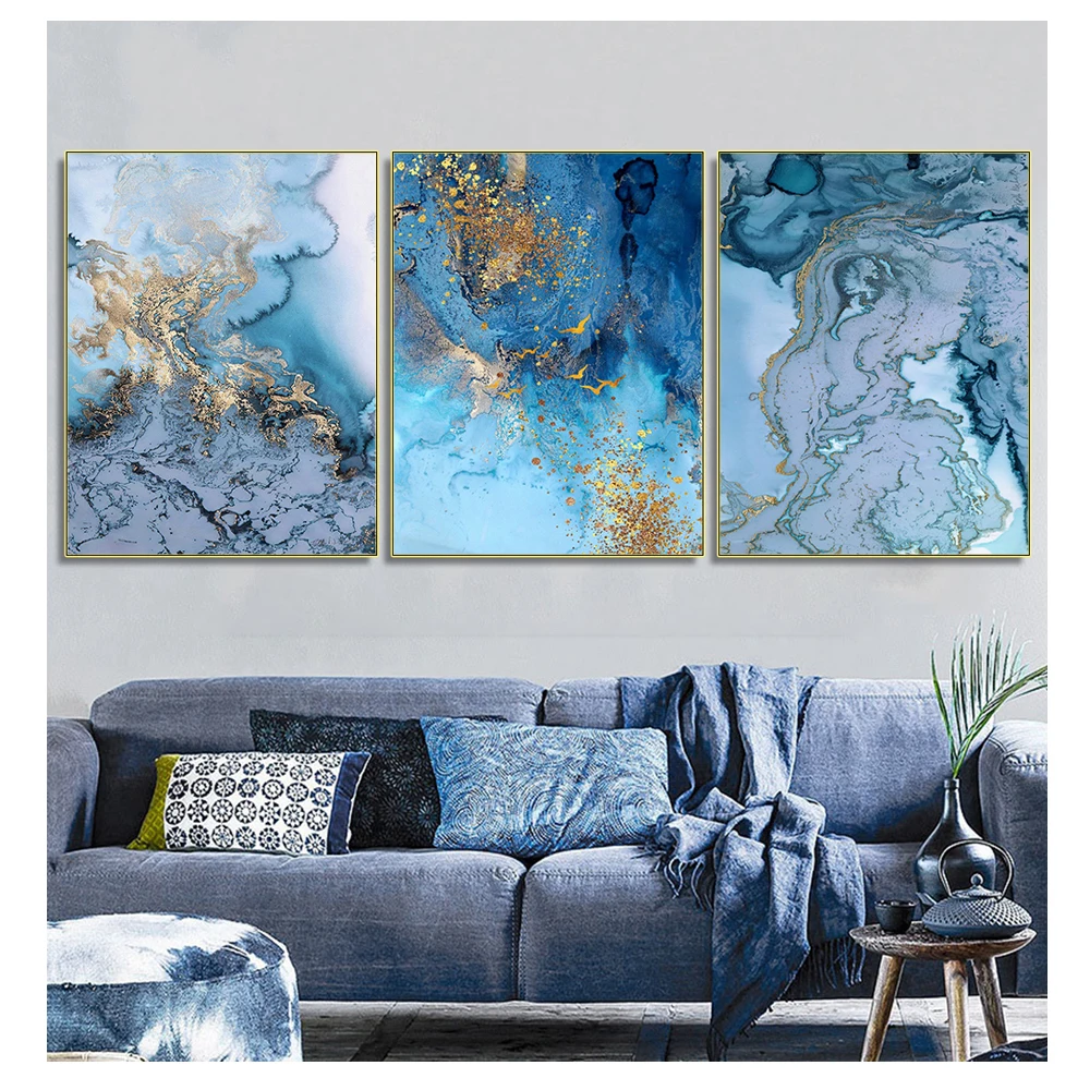 3pcs diamond painting cross stitch Golden blue Abstract art full square round drill embroidery rhinestones diamond art Landscape
3pcs diamond painting cross stitch Golden blue Abstract art full square round drill embroidery rhinestones diamond art Landscape
