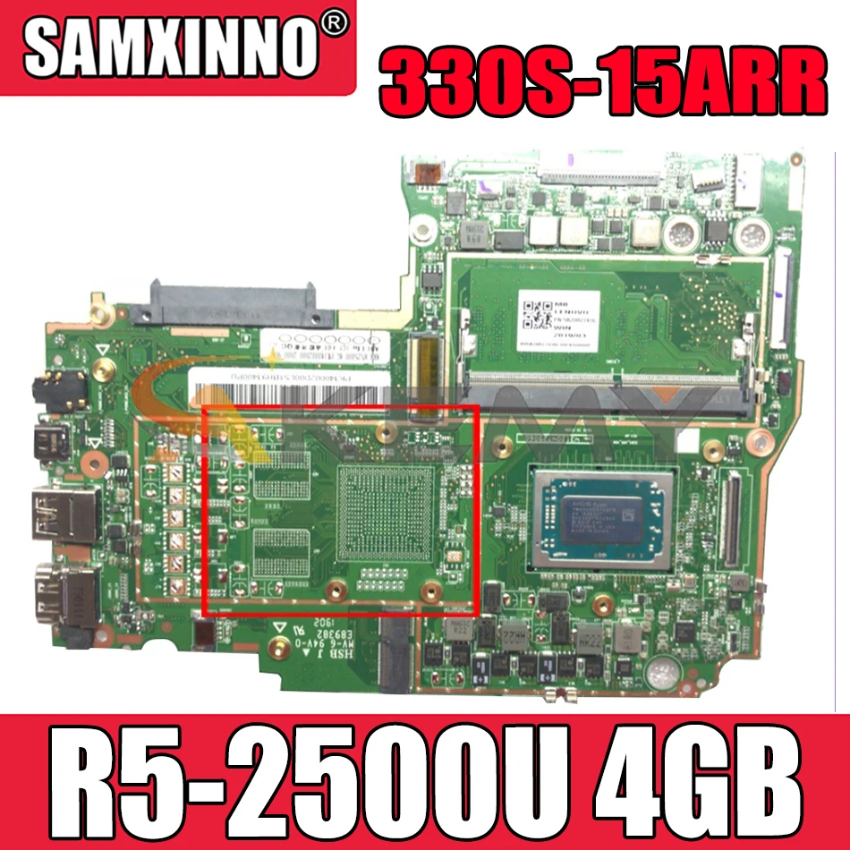 Akemy For Lenovo Ideapad 330S-15ARR Laptop Motherboard 5B20R27416 R5 2500U 4GB RAM DDR4 100% Test
Akemy For Lenovo Ideapad 330S-15ARR Laptop Motherboard 5B20R27416 R5 2500U 4GB RAM DDR4 100% Test