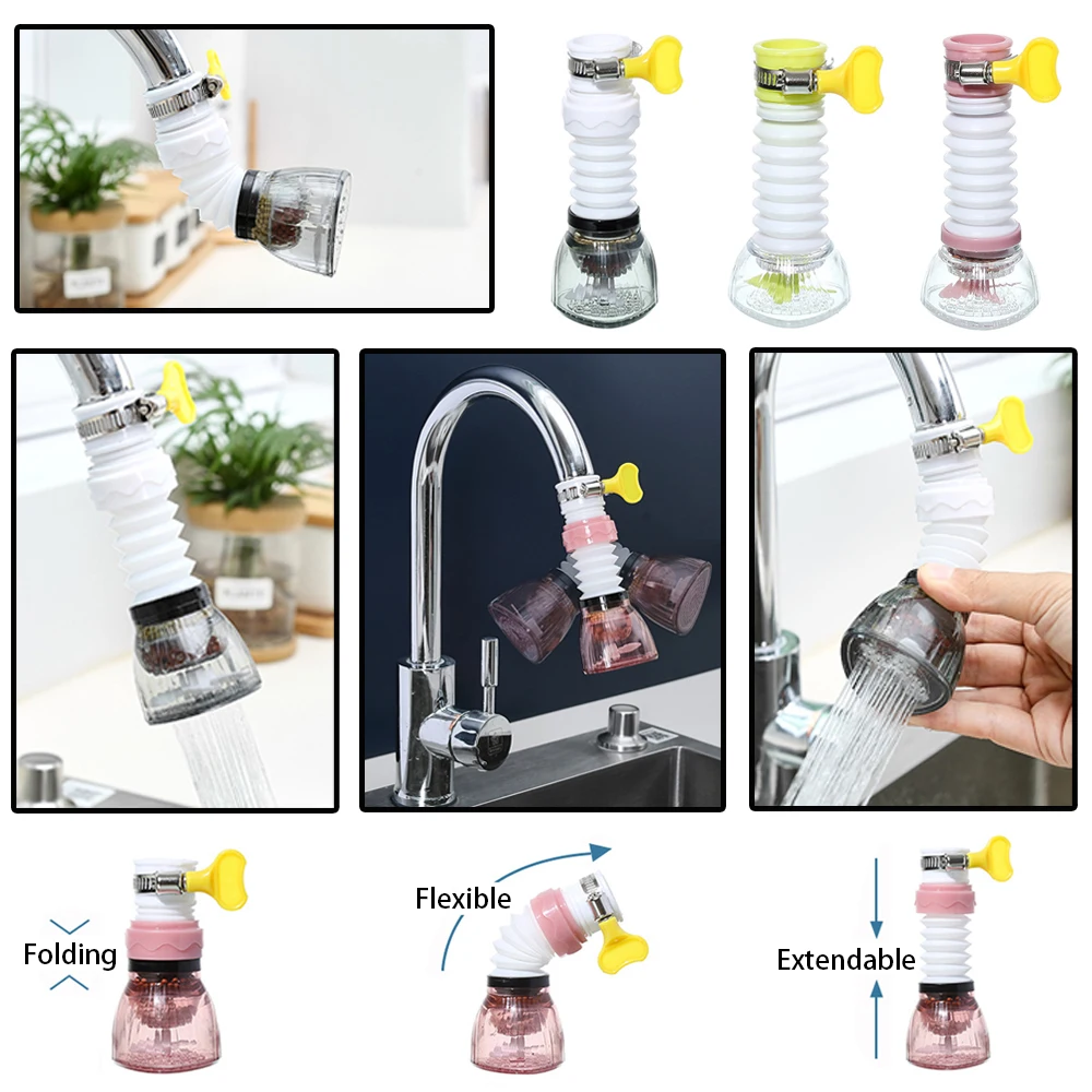 Splash Filter Faucet Spray Head 360 Degree Adjustable Water Filter Diffuser Water Saving Nozzle Connector Kitchen Bathroom Tools
Splash Filter Faucet Spray Head 360 Degree Adjustable Water Filter Diffuser Water Saving Nozzle Connector Kitchen Bathroom Tools