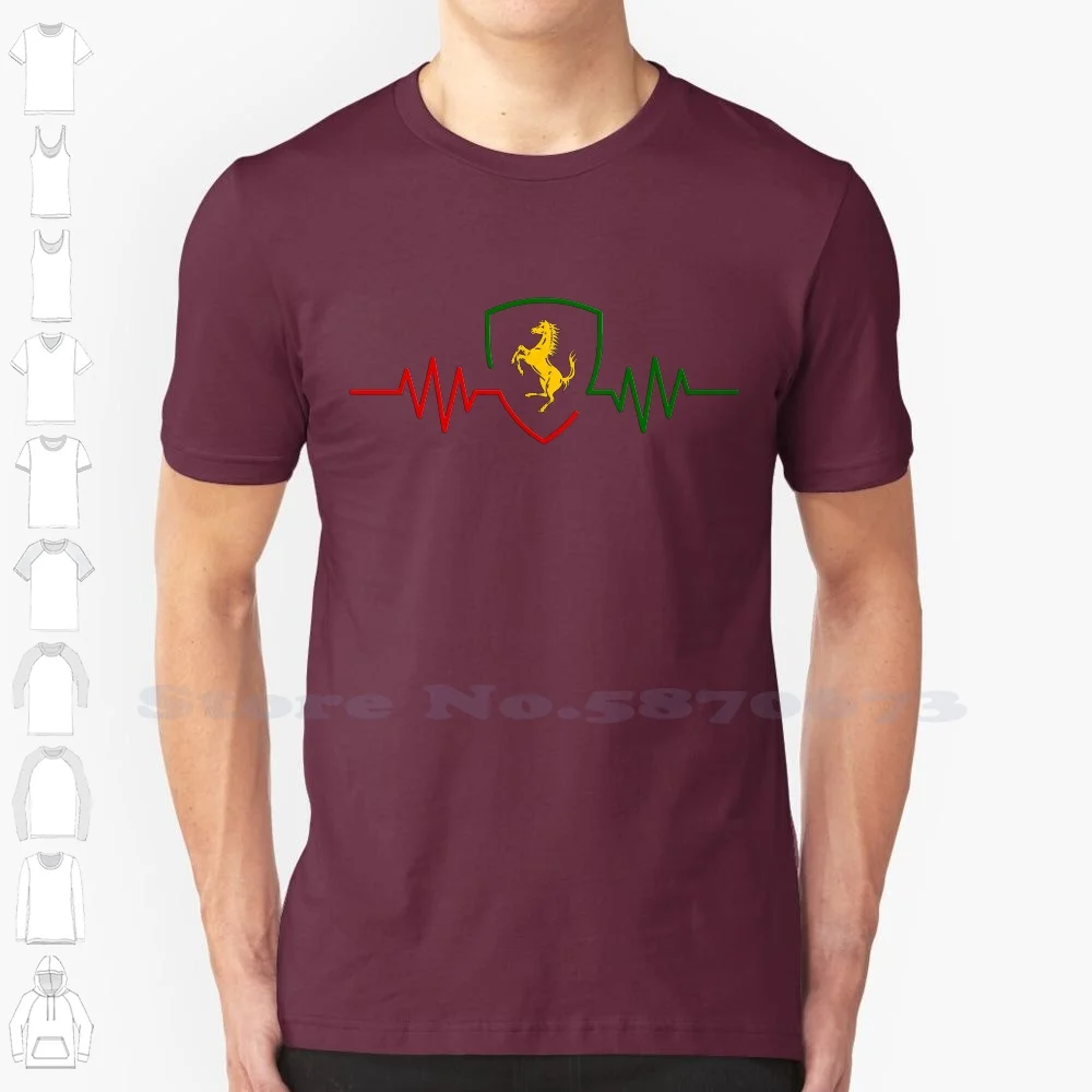 Prancing Horse Ecg Cool Design Trendy T-Shirt Tee Car Motorsport Testarosa F50 F40 Italian Car Italy Speed California
Prancing Horse Ecg Cool Design Trendy T-Shirt Tee Car Motorsport Testarosa F50 F40 Italian Car Italy Speed California