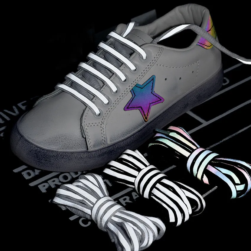 1 Pair Colorful Reflective Personality Laser Sequin Shoelaces Weave Bracelet Kids Adult Sneakers Running Shoes Lace Shoe Strings
1 Pair Colorful Reflective Personality Laser Sequin Shoelaces Weave Bracelet Kids Adult Sneakers Running Shoes Lace Shoe Strings