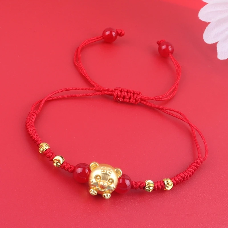 12 Chinese Zodiac Sign Animal Charm Bracelet Adjustable Red Bracelet Ring for the Year of the Tiger for Birthday Gifts
12 Chinese Zodiac Sign Animal Charm Bracelet Adjustable Red Bracelet Ring for the Year of the Tiger for Birthday Gifts