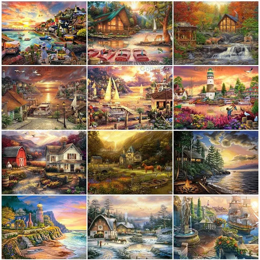 5D Diy Rhinestone Art Landscape Embroidery Diamond Painting Full Drill Mosaic Cross Stitch Handmade Gifts Home Decoration Crafts
5D Diy Rhinestone Art Landscape Embroidery Diamond Painting Full Drill Mosaic Cross Stitch Handmade Gifts Home Decoration Crafts
