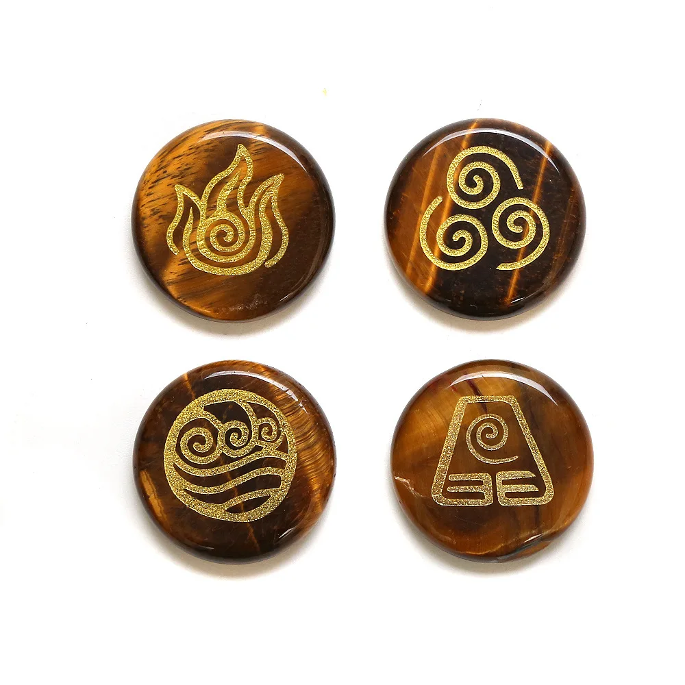 4pcs / bag natural crystal decoration ancient Greek four-element water mountain fire earth energy symbol healing stone
4pcs / bag natural crystal decoration ancient Greek four-element water mountain fire earth energy symbol healing stone