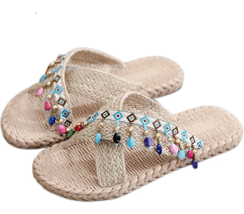 Slippers Casual Shoes Slides Slipers Women Low Shale Female Beach Luxury 2021 Flat Sabot Soft PU Hemp Rome Fashion Ethnic Rubber
Slippers Casual Shoes Slides Slipers Women Low Shale Female Beach Luxury 2021 Flat Sabot Soft PU Hemp Rome Fashion Ethnic Rubber
