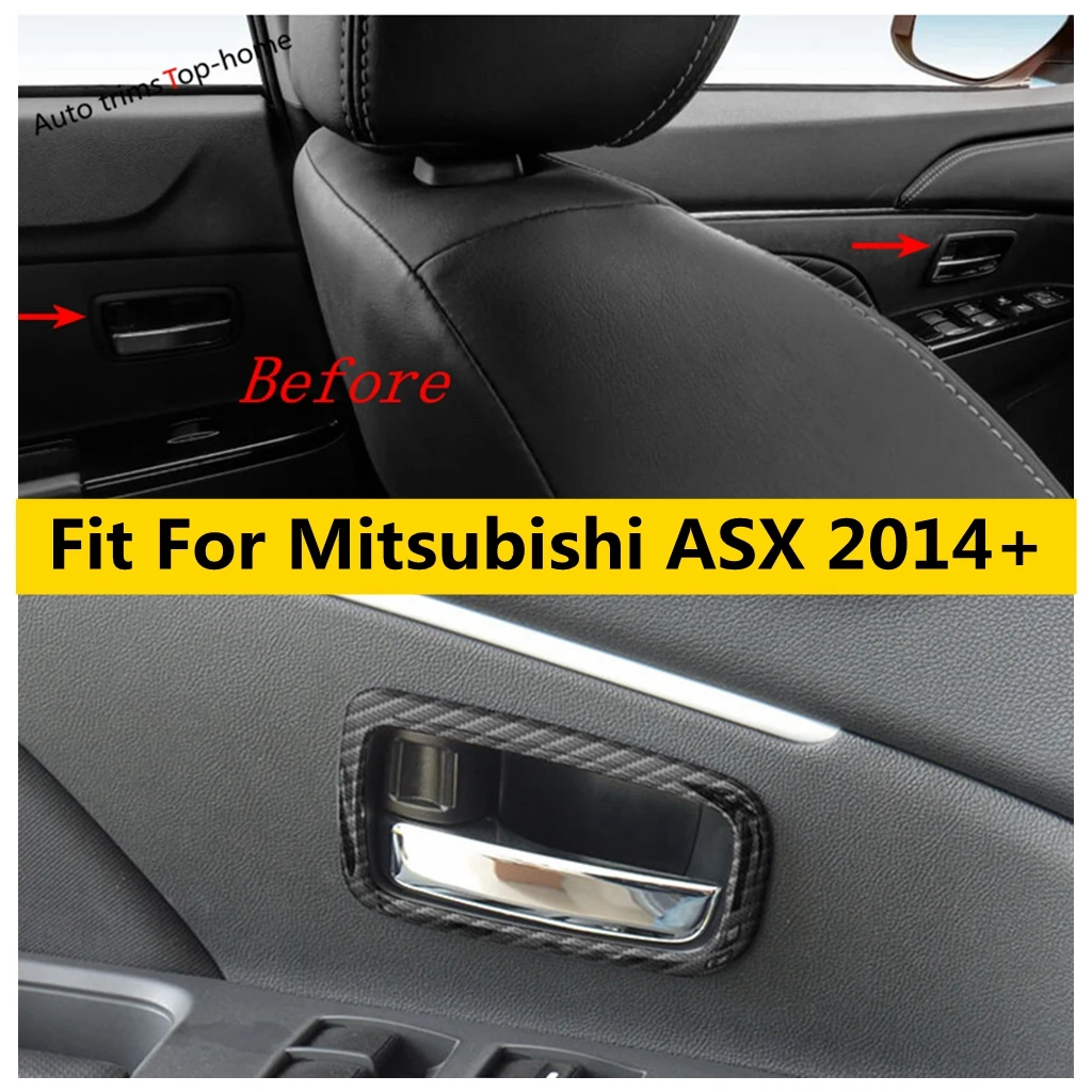 Carbon Fiber Look / Matte Accessories Inner Door Handle Bowl Frame Cover TrimInterior Refit Kit For Mitsubishi ASX 2014 - 2021
Carbon Fiber Look / Matte Accessories Inner Door Handle Bowl Frame Cover TrimInterior Refit Kit For Mitsubishi ASX 2014 - 2021