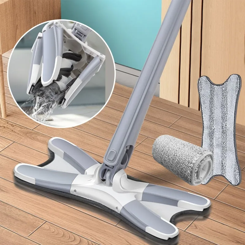 Hand Free Mop Washing Flat Floor Easy Wringing Microfiber Replacement Pad For Home Kitchen Hardwood Laminate Wet And Dry Mop Kit 
Hand Free Mop Washing Flat Floor Easy Wringing Microfiber Replacement Pad For Home Kitchen Hardwood Laminate Wet And Dry Mop Kit