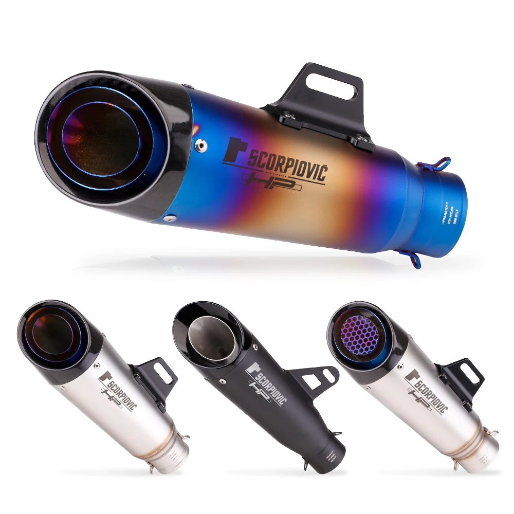 51MM 61mm Modified Motorcycle Carbon Fiber Exhaust Muffler for YZF R6 R15 R3 MT07 zx6r z800 z900 mt09 fz09 ninja400 z400
51MM 61mm Modified Motorcycle Carbon Fiber Exhaust Muffler for YZF R6 R15 R3 MT07 zx6r z800 z900 mt09 fz09 ninja400 z400