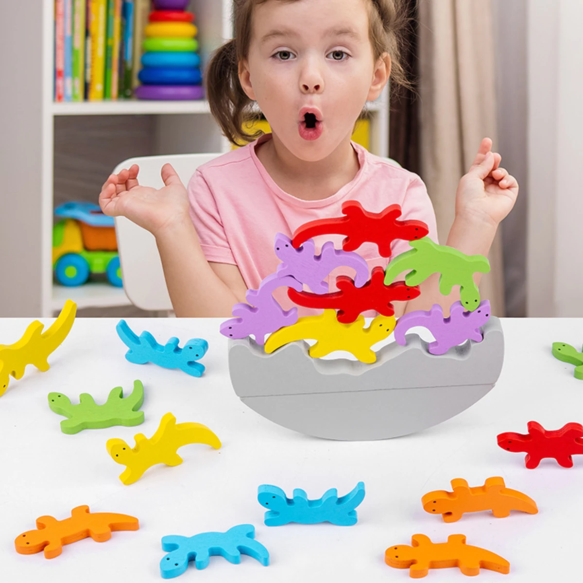 Animal Wooden Building Blocks Stacking Balance Toys Gecko Educational Blocks Board Games Block Wood Toy Boys
Animal Wooden Building Blocks Stacking Balance Toys Gecko Educational Blocks Board Games Block Wood Toy Boys