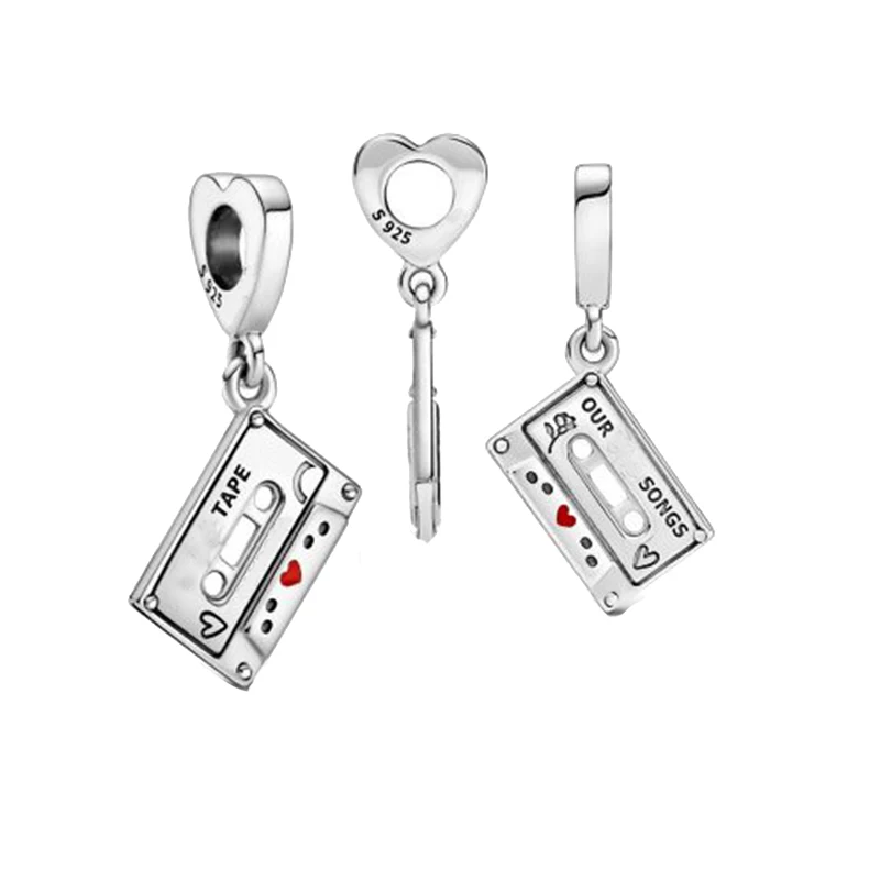 2021 Hot Sale 925 Sterling Silver Bead Our Song Audio Tape Dangle Charms Fit Original Pandora Bracelets Women DIY Jewelry Gifts
2021 Hot Sale 925 Sterling Silver Bead Our Song Audio Tape Dangle Charms Fit Original Pandora Bracelets Women DIY Jewelry Gifts