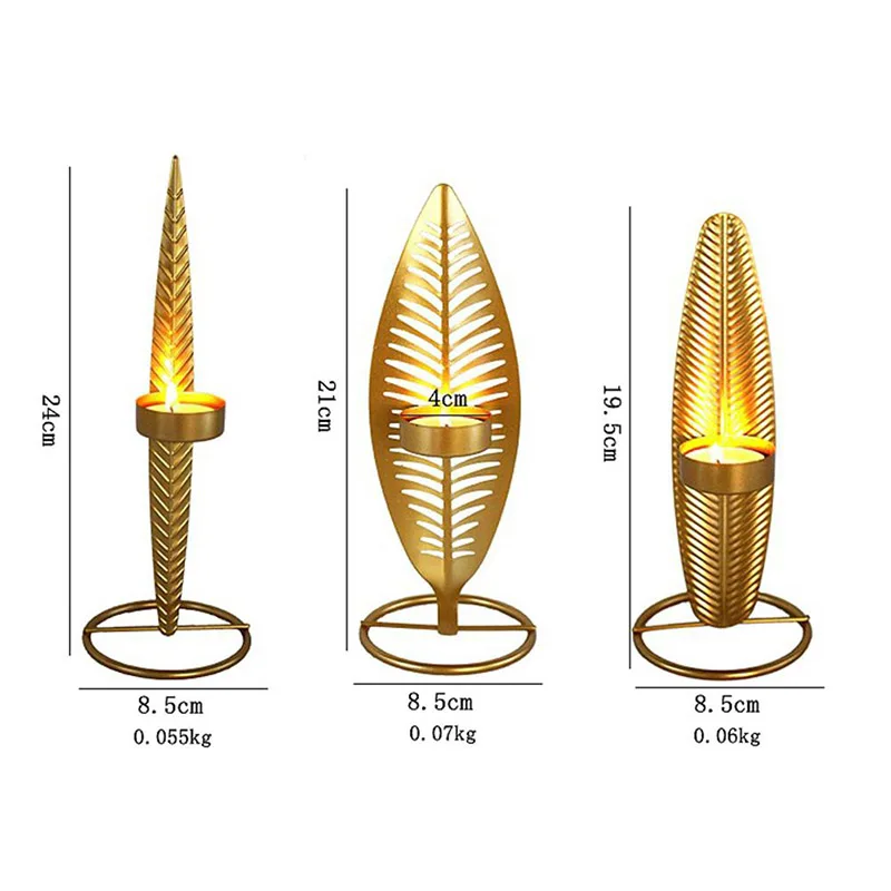 Nordic Light Luxury Metal Iron Leaf Candlestick Romantic Wedding Props Creative Feather Candlestick Home Decorations Ornaments
Nordic Light Luxury Metal Iron Leaf Candlestick Romantic Wedding Props Creative Feather Candlestick Home Decorations Ornaments