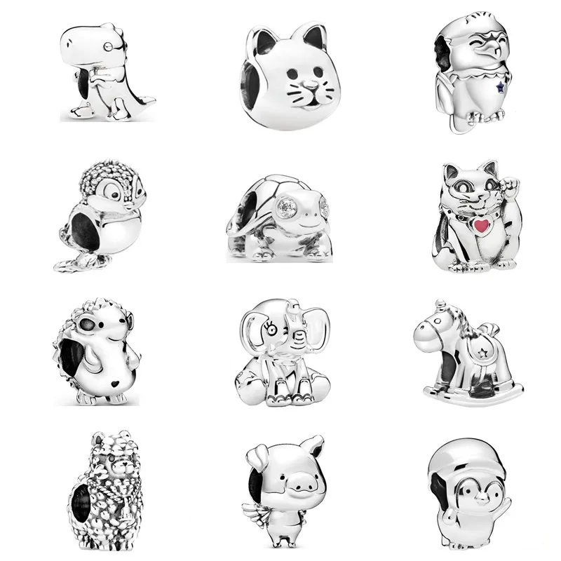 45 Types Cute Animal Series Dog Owl Fox Pig Charm Beads Fit Original Pandora Charms Bracelets Women DIY Fine Jewelry Accessories
45 Types Cute Animal Series Dog Owl Fox Pig Charm Beads Fit Original Pandora Charms Bracelets Women DIY Fine Jewelry Accessories