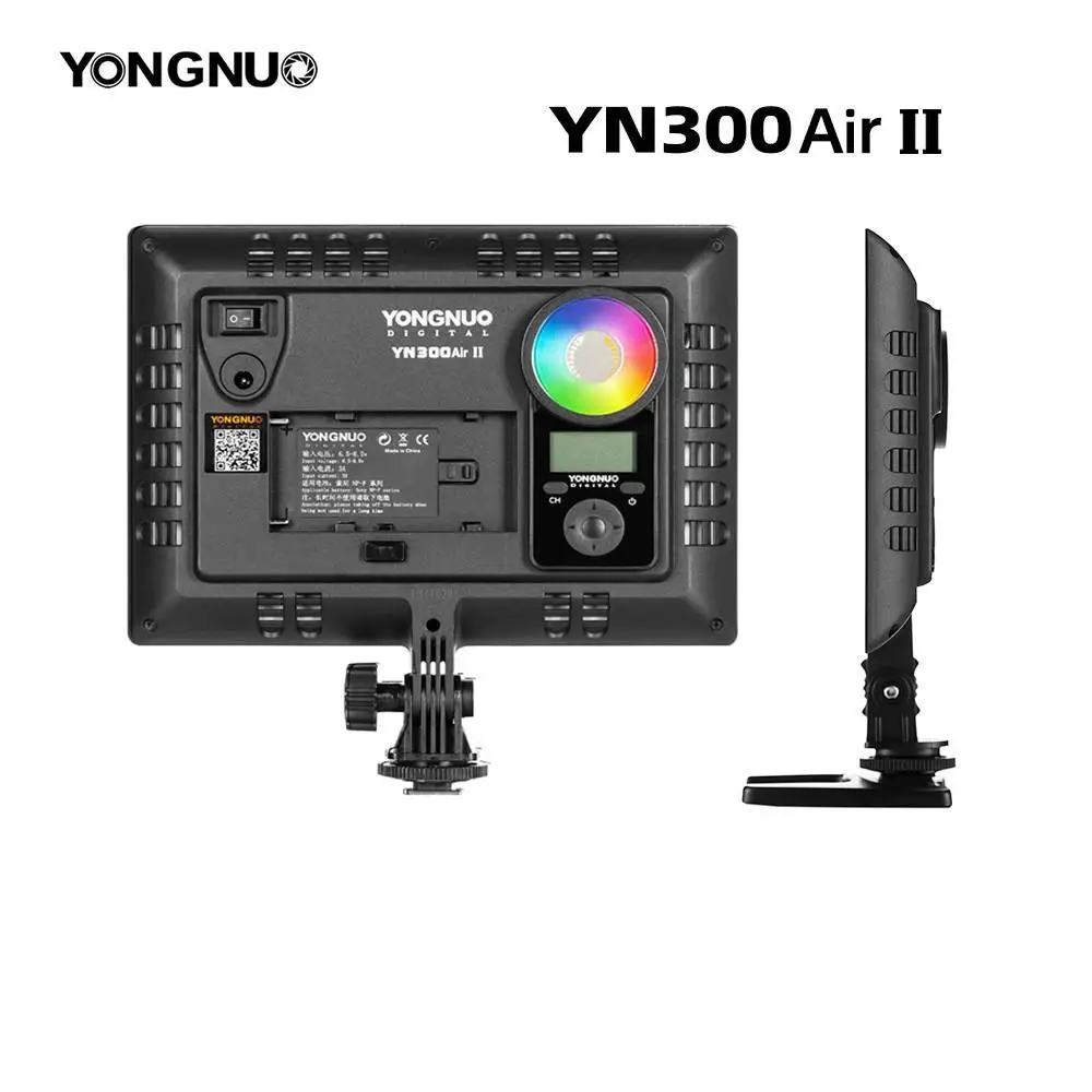 YONGNUO YN300AIR II RGB Adjustable LED Camera Video Light Optional Battery With Charger Kit Photography Light
YONGNUO YN300AIR II RGB Adjustable LED Camera Video Light Optional Battery With Charger Kit Photography Light