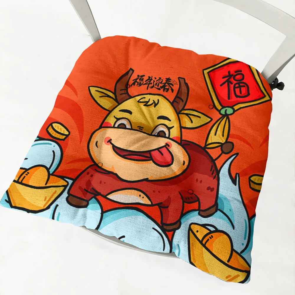 Zodiac cattle Chinese chair cushion cute cartoon cushion home chair cushion thickened cotton hemp
Zodiac cattle Chinese chair cushion cute cartoon cushion home chair cushion thickened cotton hemp