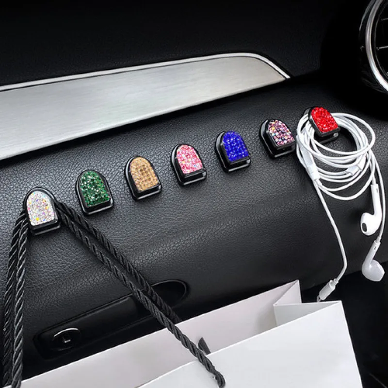 2PCS Mini Crystal Rhinestone Car Hooks Vehicle Storage Organizer Wall Ornaments Hook
2PCS Mini Crystal Rhinestone Car Hooks Vehicle Storage Organizer Wall Ornaments Hook