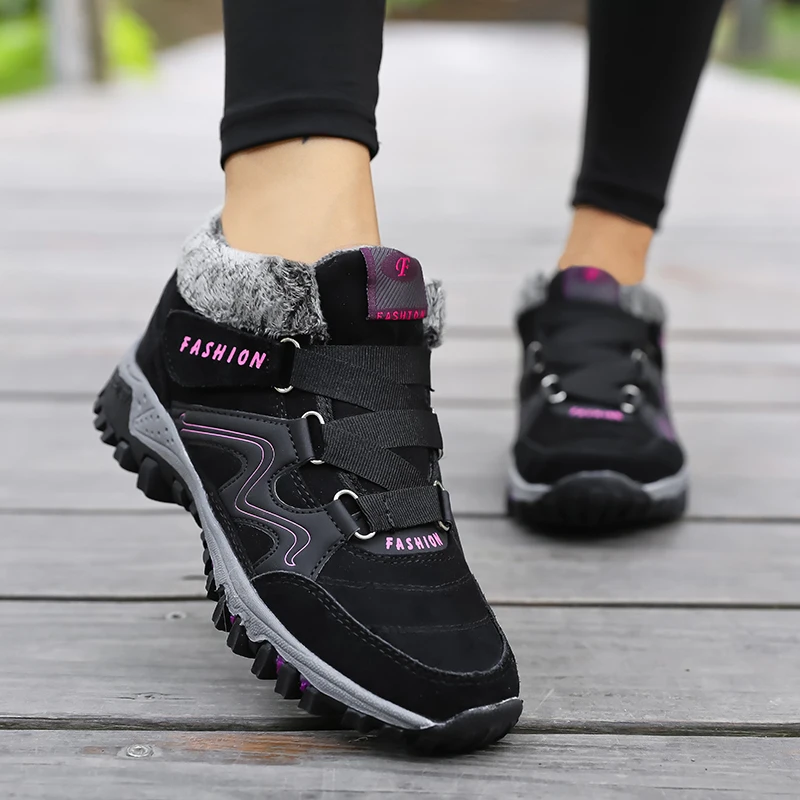 Winter Women's Ankle Boots Snow Women Warm Thick Plush Snow Boots Waterproof Female Wedge Suede Boots Non-Slip Lady Casual Shoes
Winter Women's Ankle Boots Snow Women Warm Thick Plush Snow Boots Waterproof Female Wedge Suede Boots Non-Slip Lady Casual Shoes