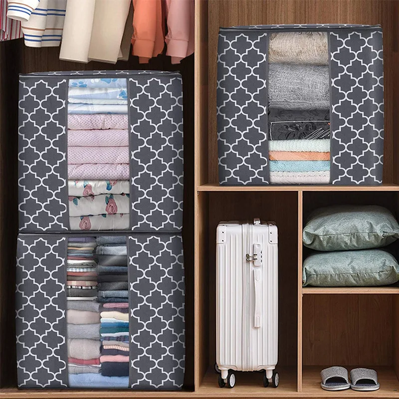 Home Collection Goods Foldable Storage Box Portable Clothes Storage Bag Non-Woven Household Storage Box Quilt Storage Artifact
Home Collection Goods Foldable Storage Box Portable Clothes Storage Bag Non-Woven Household Storage Box Quilt Storage Artifact