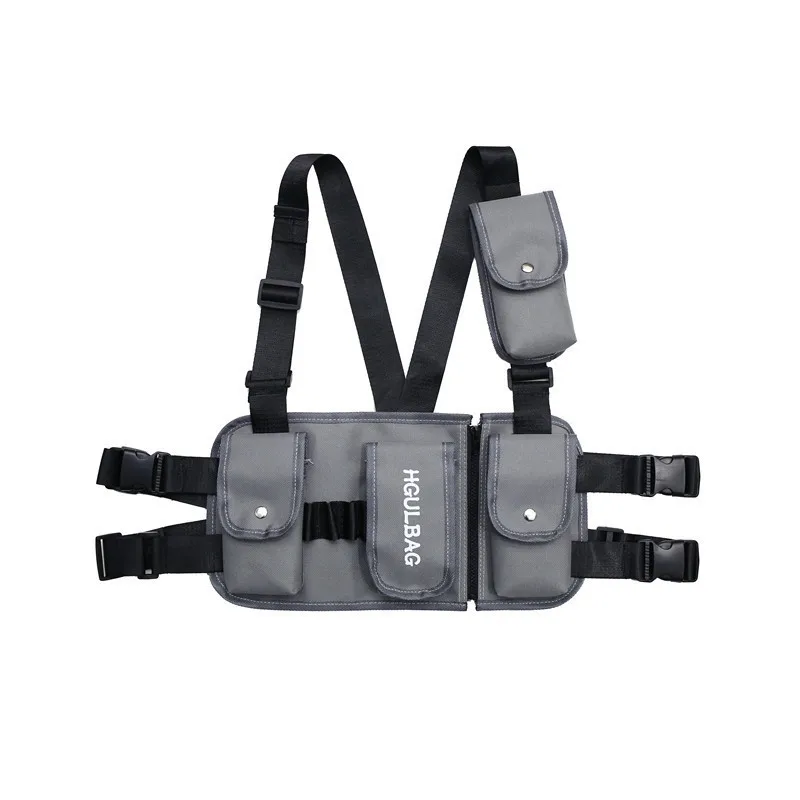Streetwear Punk Chest Bag Unisex Hip-Hop Tactical Chest Bags Functionality Vest Fanny pack Phone pocket Wallet
Streetwear Punk Chest Bag Unisex Hip-Hop Tactical Chest Bags Functionality Vest Fanny pack Phone pocket Wallet