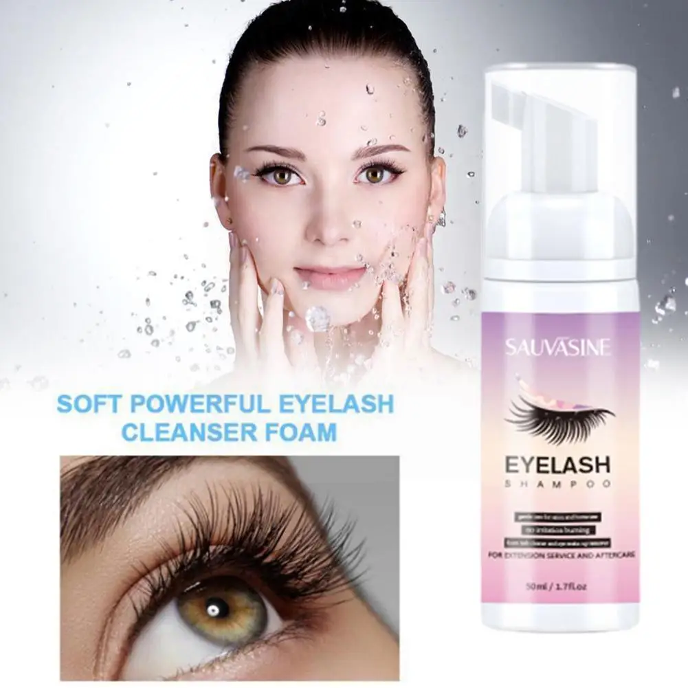 New 50ml Eyelash Shampoo Grafting Eyelash Remover Remover Makeup Lashes Cream Make Eye Remover Cilia Up Lashes X3A3
New 50ml Eyelash Shampoo Grafting Eyelash Remover Remover Makeup Lashes Cream Make Eye Remover Cilia Up Lashes X3A3