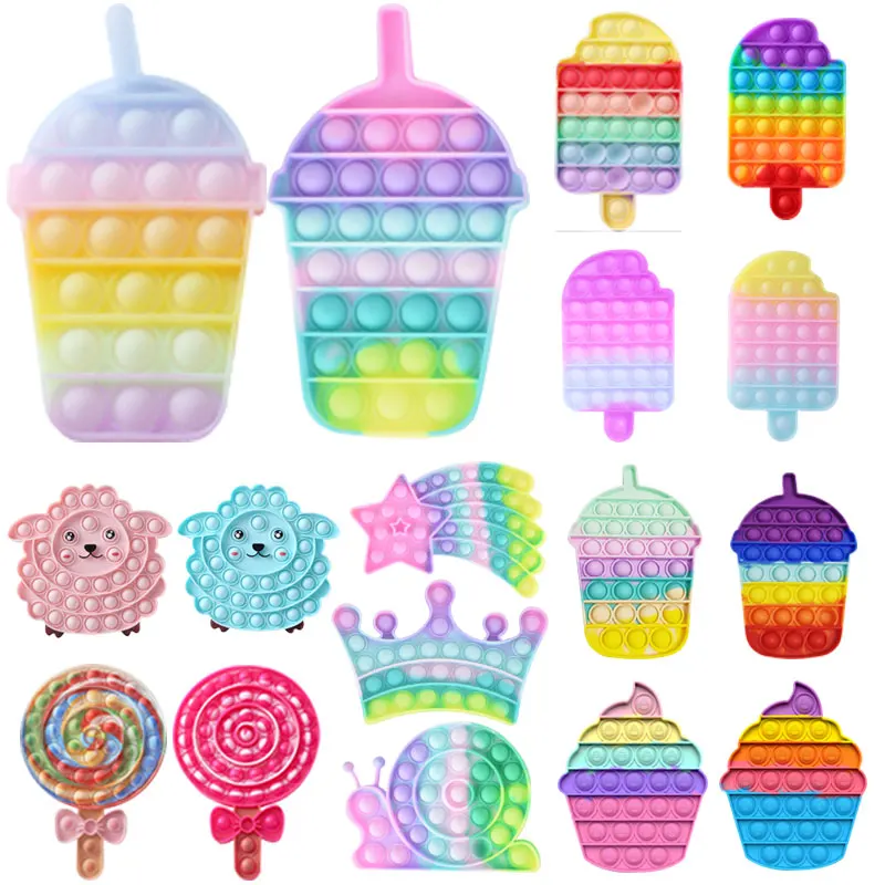Ice Cream Autism Fidget Toys Push Bubble Sensory Toy Simple Dimple Puzzle Toys Rainbow Kids Adult Antistress Toys Dropship New
Ice Cream Autism Fidget Toys Push Bubble Sensory Toy Simple Dimple Puzzle Toys Rainbow Kids Adult Antistress Toys Dropship New