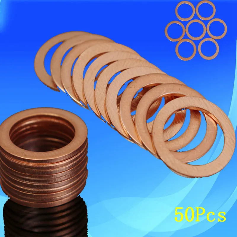 50pcs M10 10mm Motorcycle Braided Clutch Brake Hose Banjo Seal Copper Crush Washer Boat Red Brass Copper Crush Sealing Washer
50pcs M10 10mm Motorcycle Braided Clutch Brake Hose Banjo Seal Copper Crush Washer Boat Red Brass Copper Crush Sealing Washer