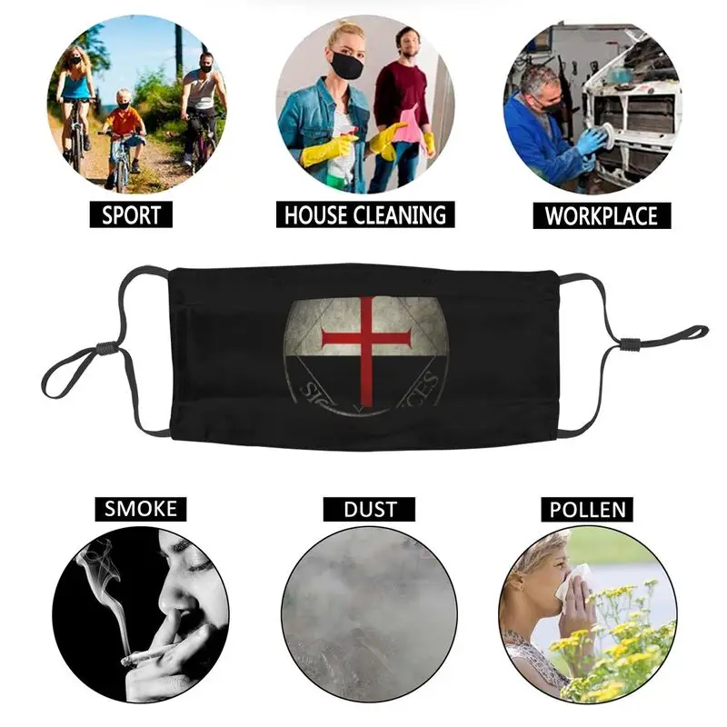 Knights Templars Cross Mouth Face Mask Non-Disposable Crusader Mask Unisex Anti Dust Haze Protection Respirator Mouth-Muffle
Knights Templars Cross Mouth Face Mask Non-Disposable Crusader Mask Unisex Anti Dust Haze Protection Respirator Mouth-Muffle
