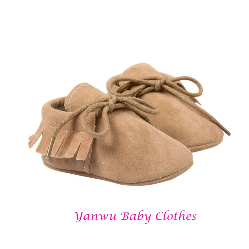 Boy Girl Soft Moccs Fringe Soft Soled Non-slip Footwear Shoes PU Suede Leather Newborn Baby Moccasins
Boy Girl Soft Moccs Fringe Soft Soled Non-slip Footwear Shoes PU Suede Leather Newborn Baby Moccasins
