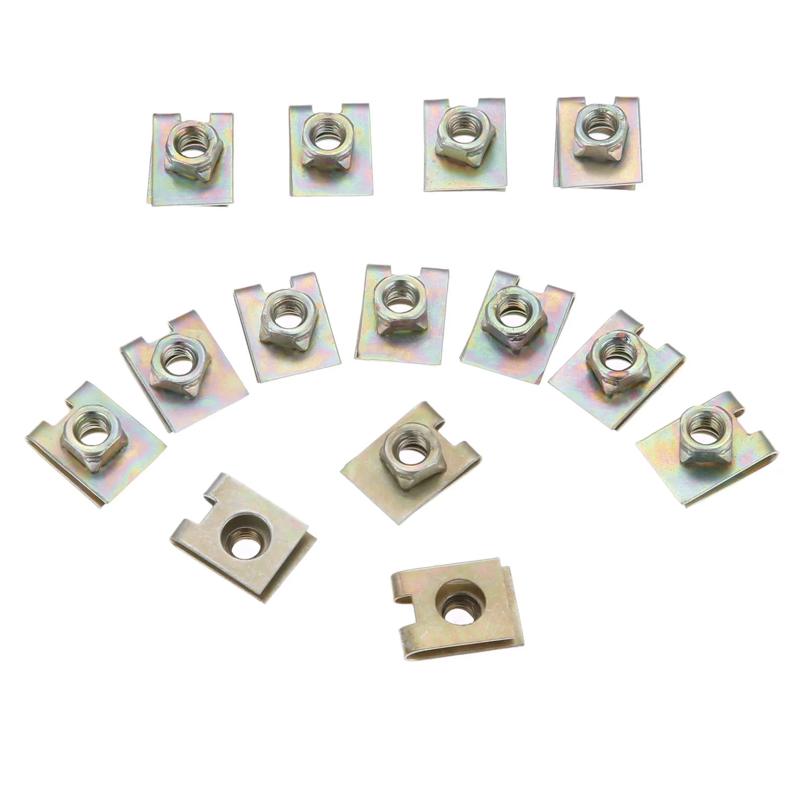 20Pcs Metal Car Fastener Clips Auto Interior Spring U-Type Plate Nut Speed Clips For Honda Car Panel Fender Fastener Accessories
20Pcs Metal Car Fastener Clips Auto Interior Spring U-Type Plate Nut Speed Clips For Honda Car Panel Fender Fastener Accessories
