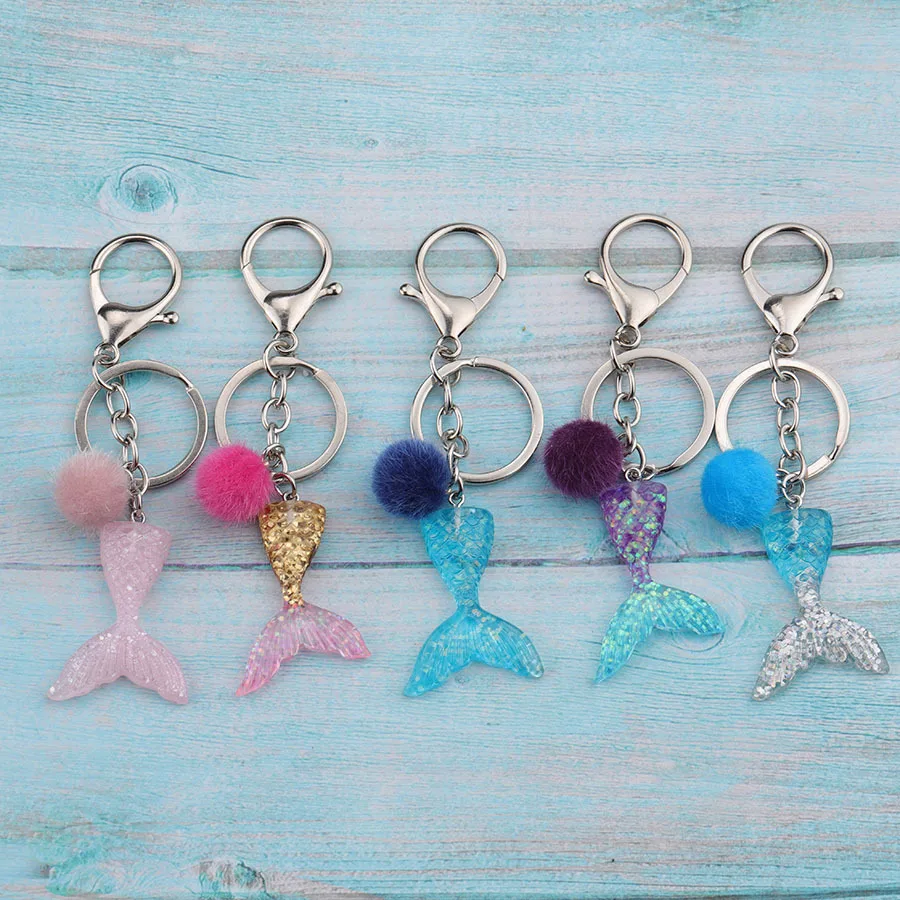 Jaymaxi Mermaid Hairball Key chains Imitation Enamel Ball Resin Gradient Fishtail Keychain Jewelry Wholesales 10Pieces/lot
Jaymaxi Mermaid Hairball Key chains Imitation Enamel Ball Resin Gradient Fishtail Keychain Jewelry Wholesales 10Pieces/lot