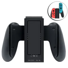 New 2in1 Comfort Grip Charging Holder with 2000mah for Nintendo Switch Controller Joy -con Gamepad Accessories