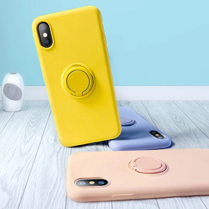 Soft Silicone Case For iPhone XR 11 Pro 6S XS Max XS X R 7 8 6 Ring Holder Stand Shockproof Silicon Cover iPhoneXR Case iPhone11
Soft Silicone Case For iPhone XR 11 Pro 6S XS Max XS X R 7 8 6 Ring Holder Stand Shockproof Silicon Cover iPhoneXR Case iPhone11