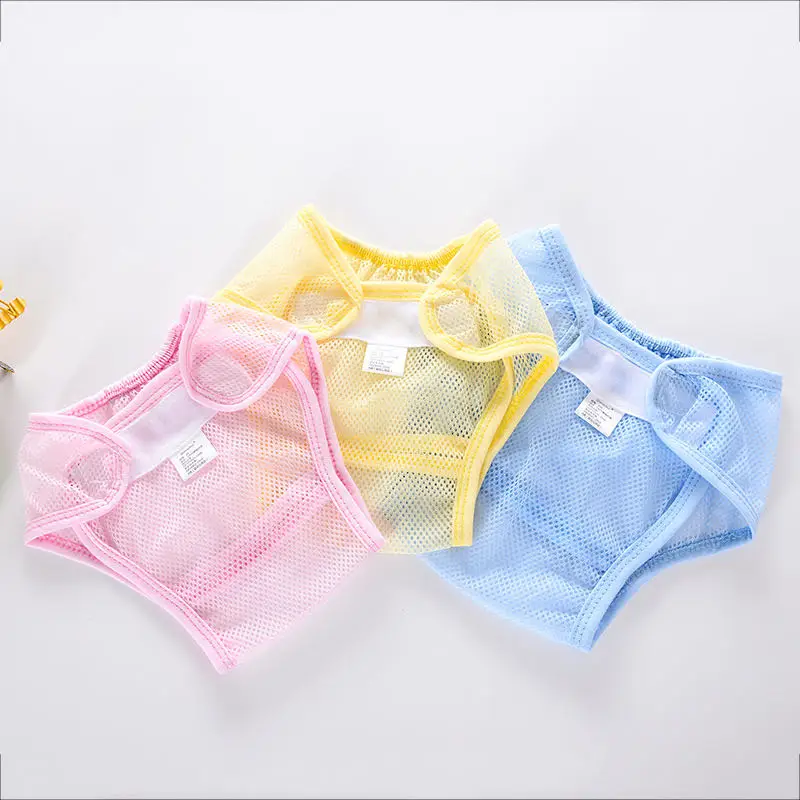 Summer Breathable Baby dipaer cover Mesh Fabric Urine Pants Adjustable Diaper Non waterproof
Summer Breathable Baby dipaer cover Mesh Fabric Urine Pants Adjustable Diaper Non waterproof