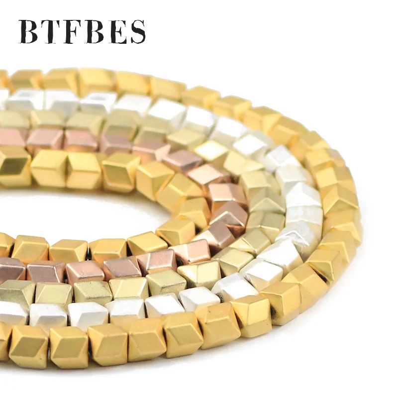 BTFBES Matte Plating золотой цвет, геометрические формы Hematite Natural Stone Charm Spacers Loose Beads для самостоятельного изготовления ювелирных изделий Accessories 
BTFBES Matte Plating золотой цвет, геометрические формы Hematite Natural Stone Charm Spacers Loose Beads для самостоятельного изготовления ювелирных изделий Accessories
