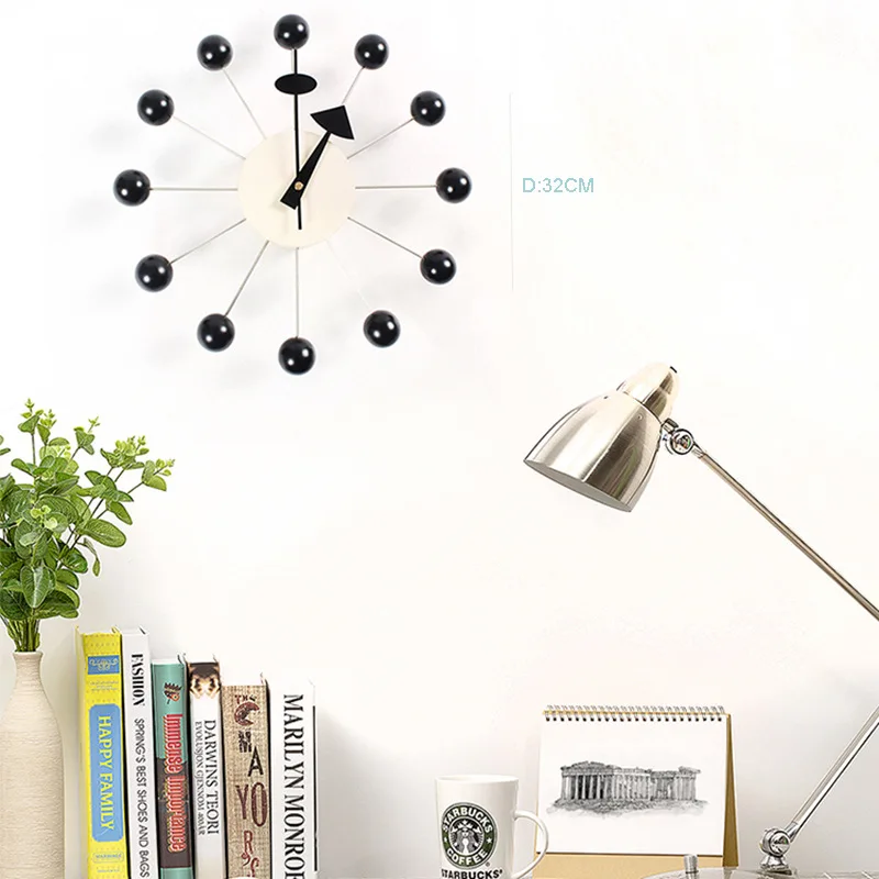 Metal Wooden Color Ball Wall Clock Luxury Modern Design Living Room Digital Wall Clock Silent Reloj Da Pared Home Decor SX50SX
Metal Wooden Color Ball Wall Clock Luxury Modern Design Living Room Digital Wall Clock Silent Reloj Da Pared Home Decor SX50SX
