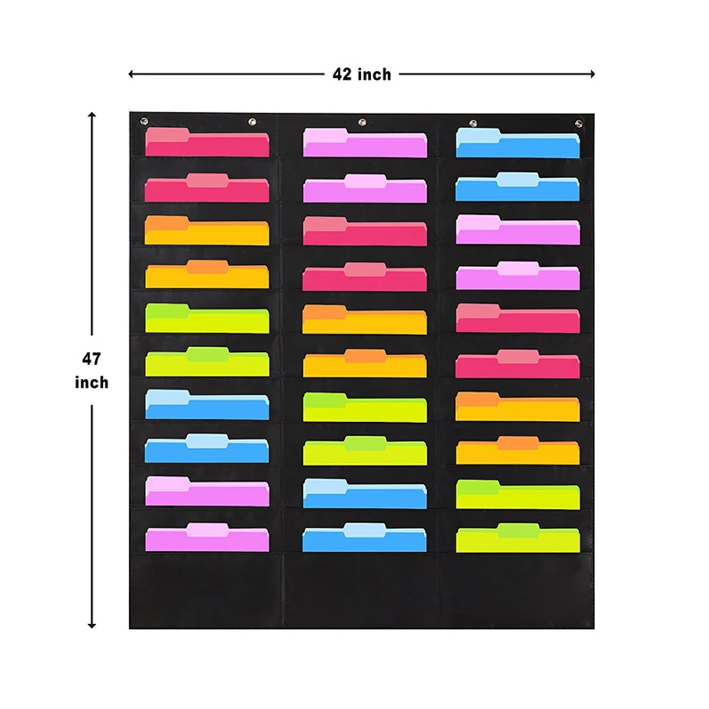 Folder Hanging Wall Storage Bag Pocket Chart Organize Assignments Heavy Duty Hangers Included Papers Scrapbook With 30 Pockets 
Folder Hanging Wall Storage Bag Pocket Chart Organize Assignments Heavy Duty Hangers Included Papers Scrapbook With 30 Pockets