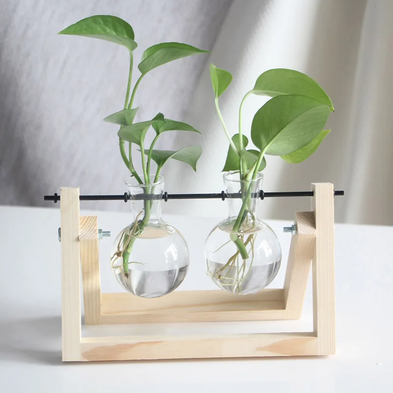 Terrarium Creative Hydroponic Plant Transparent Vase Wooden Frame vase decoratio Glass Tabletop Plant Bonsai Decor flower vase
Terrarium Creative Hydroponic Plant Transparent Vase Wooden Frame vase decoratio Glass Tabletop Plant Bonsai Decor flower vase