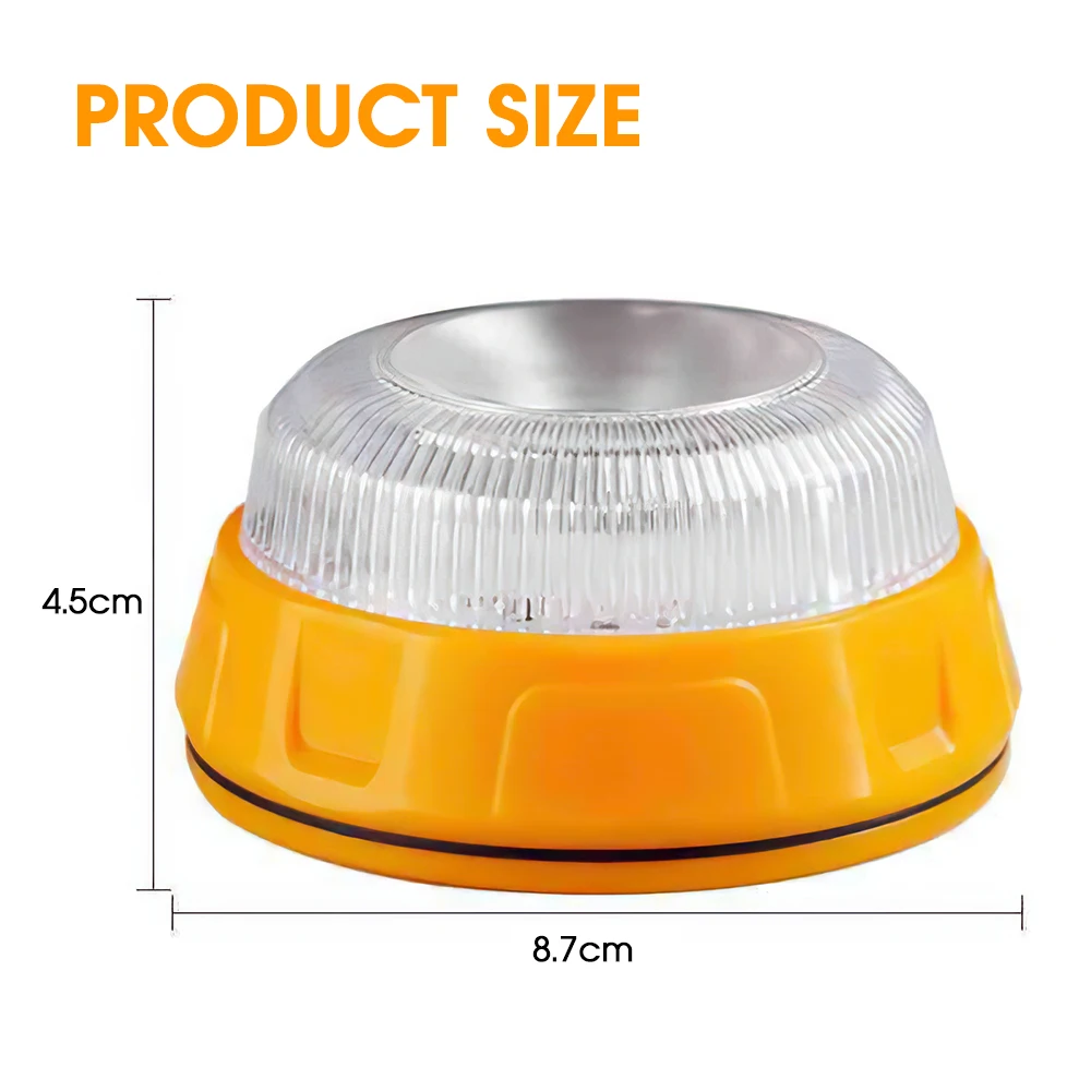 Traffic Safety Warning Lights Waterproof Magnetic Base Safety Light High/SOS 2Modes Emergency Strobe battery Strobe Warning Lamp
Traffic Safety Warning Lights Waterproof Magnetic Base Safety Light High/SOS 2Modes Emergency Strobe battery Strobe Warning Lamp