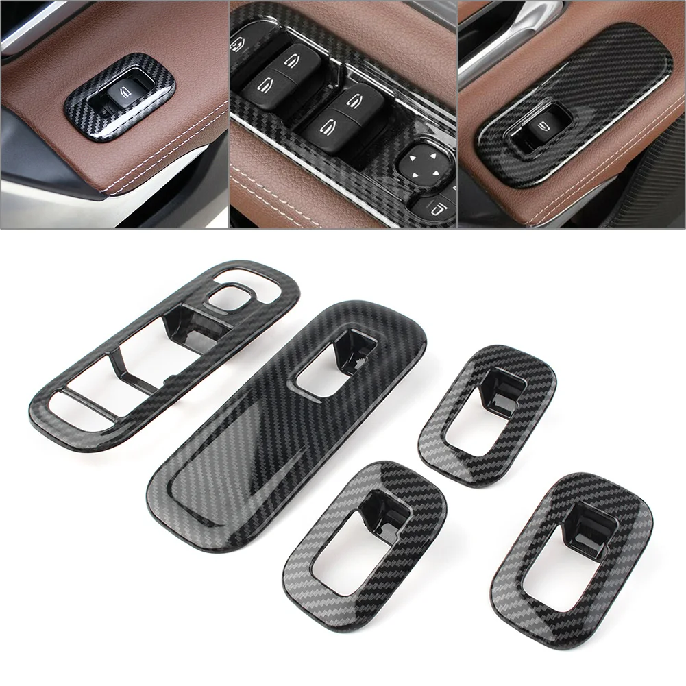 5Pcs ABS Car Door Window Switch Cover Trims Set Carbon Fiber Styling For Mercedes Benz W177 A-Class A200 A220 A250 2019 LHD
5Pcs ABS Car Door Window Switch Cover Trims Set Carbon Fiber Styling For Mercedes Benz W177 A-Class A200 A220 A250 2019 LHD
