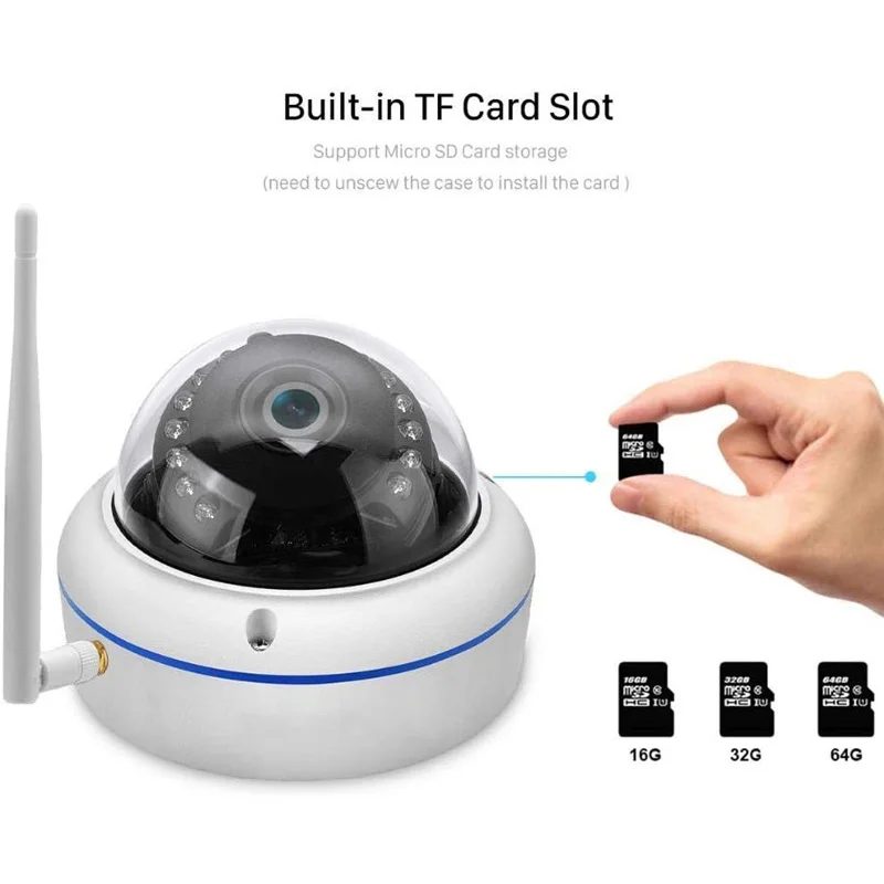 SecuPlug+ Full HD Wifi PTZ IP Camera Outdoor HD 1080P Two-Way Audio Wifi IP Camera Color IR Night Vision CCTV Cam
SecuPlug+ Full HD Wifi PTZ IP Camera Outdoor HD 1080P Two-Way Audio Wifi IP Camera Color IR Night Vision CCTV Cam