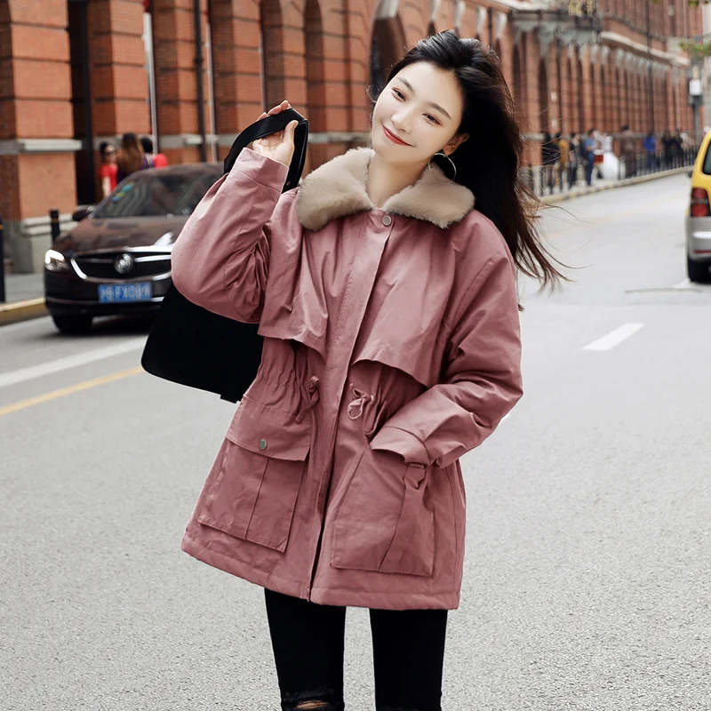 Winter Women's Clothes Autumn Thicken Pink Jacket Famale New Loose Korean Style Parkas Woman's Slim Coats Casaco Feminino SQQ206
Winter Women's Clothes Autumn Thicken Pink Jacket Famale New Loose Korean Style Parkas Woman's Slim Coats Casaco Feminino SQQ206