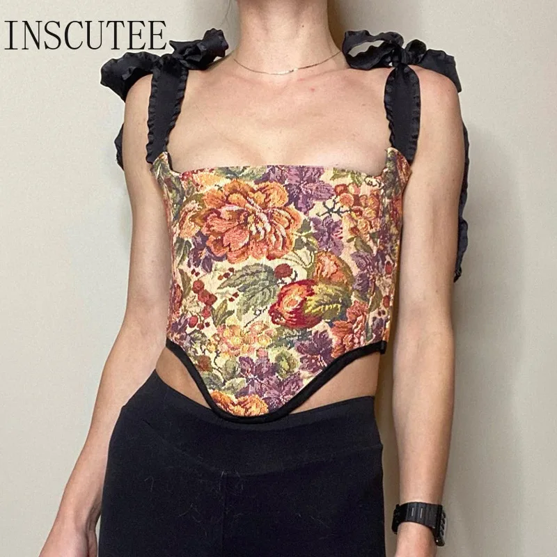 INSCUTEE Fashion Emo Print Bow Bandage Camisole Women 2021 Streetwear Harajuku Y2k E-girl Sexy Retro Slim Backless Crop Tee Tops
INSCUTEE Fashion Emo Print Bow Bandage Camisole Women 2021 Streetwear Harajuku Y2k E-girl Sexy Retro Slim Backless Crop Tee Tops