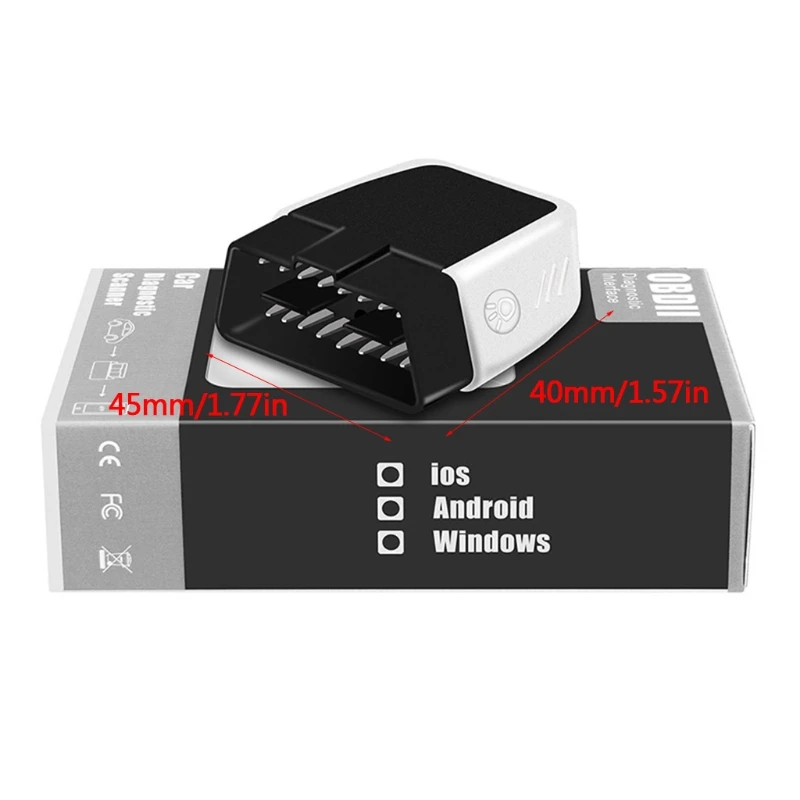 20CB Mini Bluetooth-compatible 4.0 OBD Diagnostic Tools Error Code Reader Auto Scanner Adapter for android-IOS ELM 327 V2.1
20CB Mini Bluetooth-compatible 4.0 OBD Diagnostic Tools Error Code Reader Auto Scanner Adapter for android-IOS ELM 327 V2.1