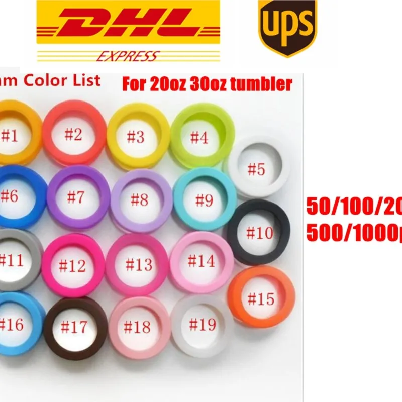 Силиконовые подставки DHL 50/100/200/500 шт., противоскользящие бамперы для стакана 30 унций, 20 унций, с туристические кружки, чашки
Силиконовые подставки DHL 50/100/200/500 шт., противоскользящие бамперы для стакана 30 унций, 20 унций, с туристические кружки, чашки