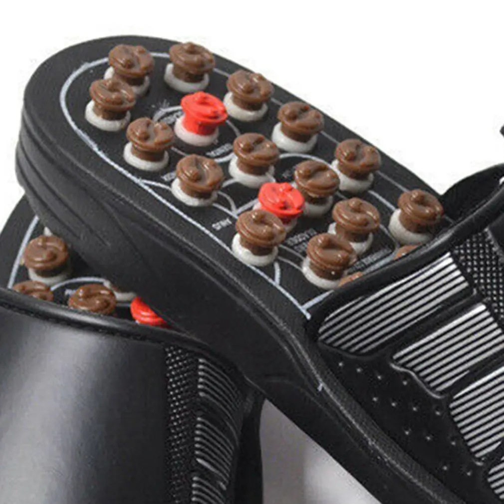 A Pair Of Men'S And Women'S Massager Foot Slippers For Healthy Acupuncture Relaxation Reflex Stress Sandals Foot Massage Shoes
A Pair Of Men'S And Women'S Massager Foot Slippers For Healthy Acupuncture Relaxation Reflex Stress Sandals Foot Massage Shoes