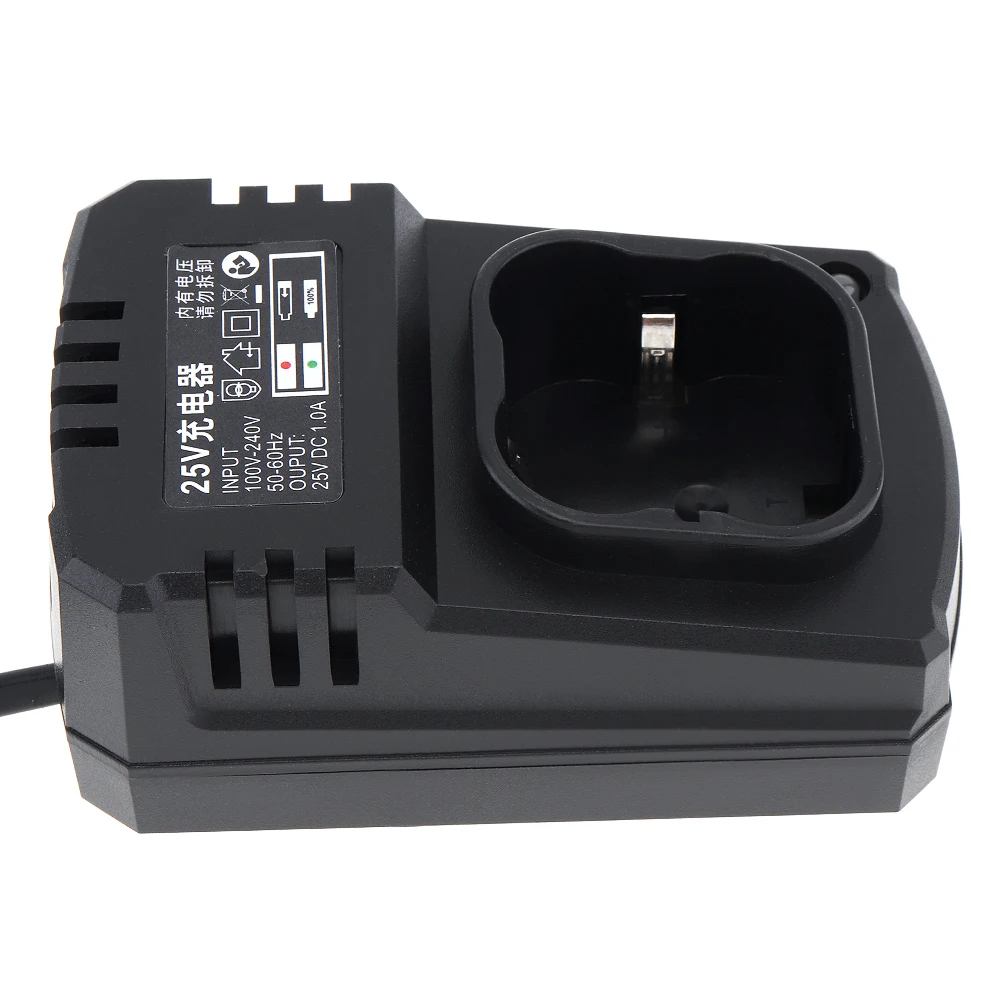 Universal DC 25V Portable Lithium Battery Rechargeable Charger 100-240V Power Supply for Lithium Electrical Drill Screwdriver
Universal DC 25V Portable Lithium Battery Rechargeable Charger 100-240V Power Supply for Lithium Electrical Drill Screwdriver