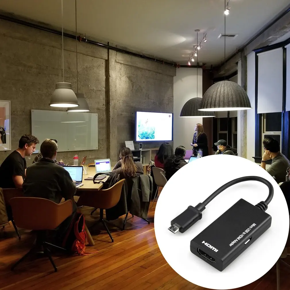 Micro Usb To HDMI-compatible Cable Mobile Phone To High Definition1080P HDMI-compatible Micro Usb To HDMI-compatible Adapter
Micro Usb To HDMI-compatible Cable Mobile Phone To High Definition1080P HDMI-compatible Micro Usb To HDMI-compatible Adapter