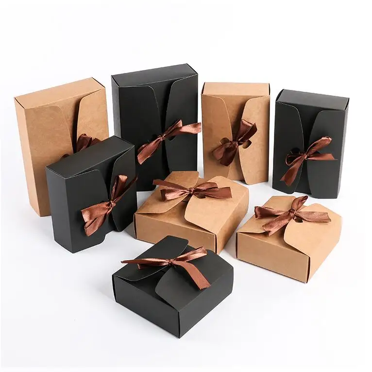 10PCS/LOT Kraft Paper Boxes with Ribbon,Wedding Favor Boxes,Black Cardboard Packing Box Large Party Gift Box
10PCS/LOT Kraft Paper Boxes with Ribbon,Wedding Favor Boxes,Black Cardboard Packing Box Large Party Gift Box
