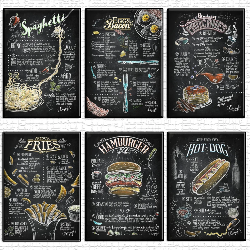 Burger Hot Dog Kitchen Internet Cafe Cafe Western Restaurant Canvas Painting Posters Prints Wall Art Pictures for Living Room
Burger Hot Dog Kitchen Internet Cafe Cafe Western Restaurant Canvas Painting Posters Prints Wall Art Pictures for Living Room