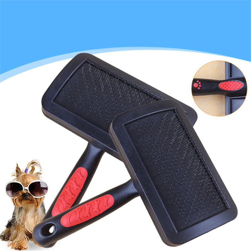 Stainless Steel Pin Comb Pet Beauty Hair Removal Brush Cat Dogs Hair Grooming Tool Anti-skid Handle Dog Paw Print Needle Combs
Stainless Steel Pin Comb Pet Beauty Hair Removal Brush Cat Dogs Hair Grooming Tool Anti-skid Handle Dog Paw Print Needle Combs