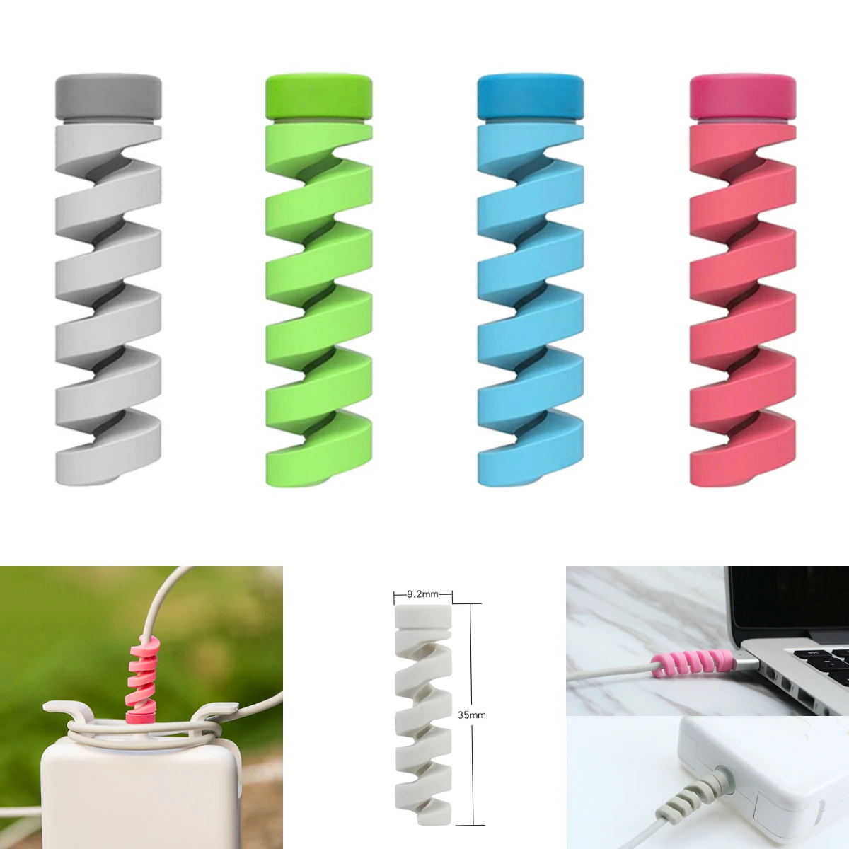 1pc/ 6pcs/ 10pcs Cable Protector Bobbin Winder Data Line Case Rope Protection Spring Twine For IPhone Android USB Earphone Cover
1pc/ 6pcs/ 10pcs Cable Protector Bobbin Winder Data Line Case Rope Protection Spring Twine For IPhone Android USB Earphone Cover